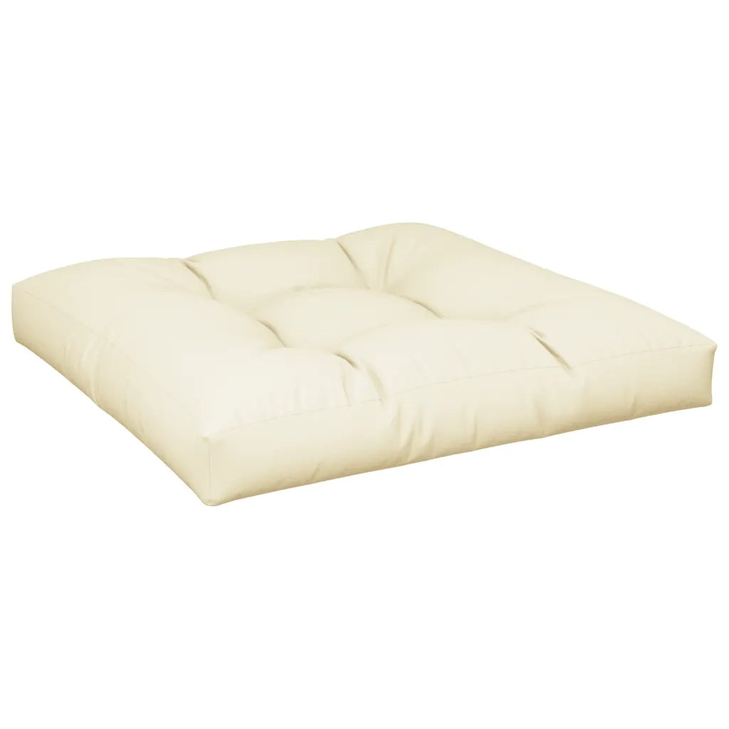 Cuscino per Pallet Crema 70x70x12 cm in Tessuto 360471