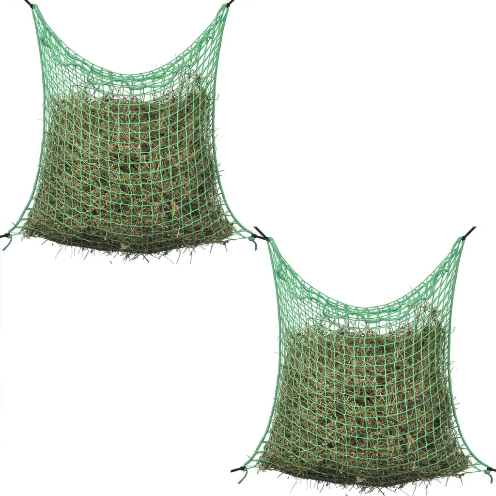 Reti per Fieno 4 pz Quadrate 0,9x1,5 m in PP 279112