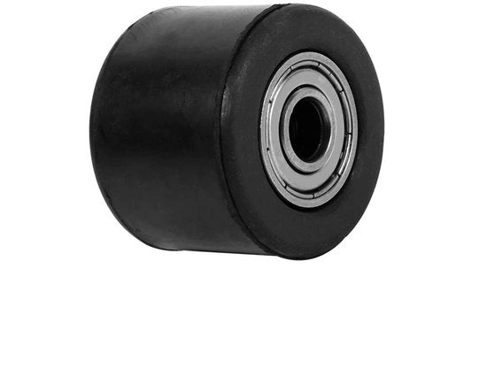 Pulley per Catena - 10 Pezzi - Nero - Resina Sintetica/ Acciaio - Per Motocicletta - Diametro Interno 8mm - Diametro Esterno 3.6cm - Rullo per Catena