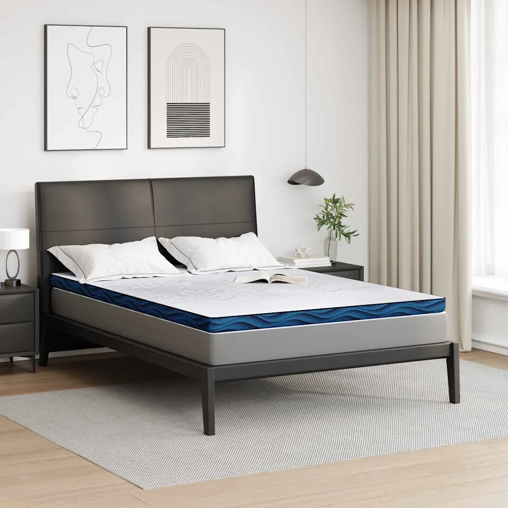 Topper per materasso Bianco 140 x 200 cm Tessuto Jacquard 4106271