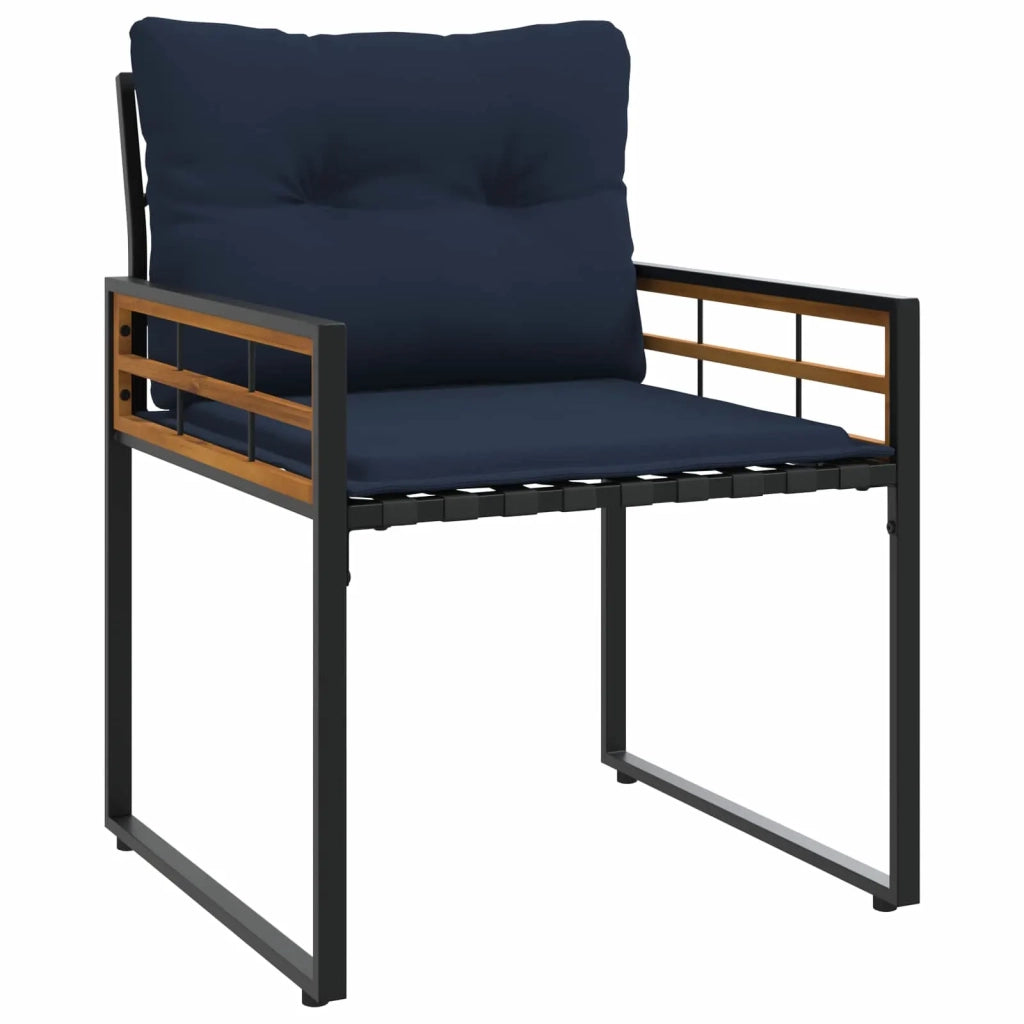 Set di Mobili da Esterno con cuscino 3 pcs Navy
