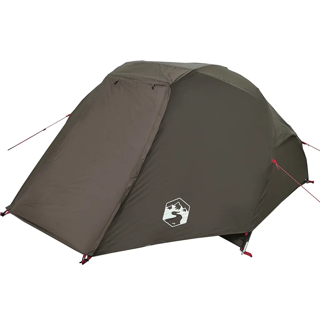 Tenda da Pesca per 3 Persone Marrone Impermeabile 4100656