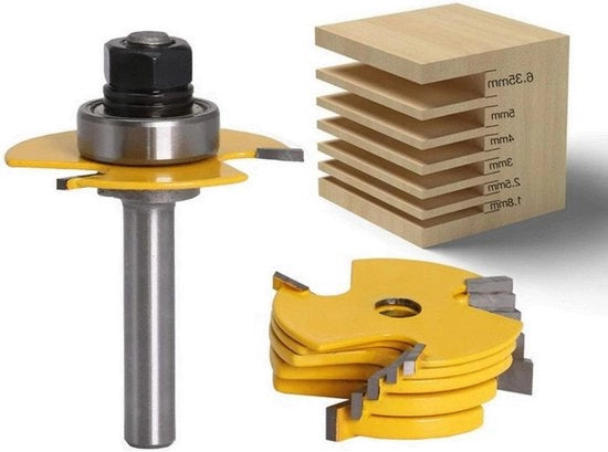 Taglierino per biscotto con slot adattabile, 8mm, 1/2 polliche, profondità di taglio 1,8mm - 6,35mm, lunghezza lama