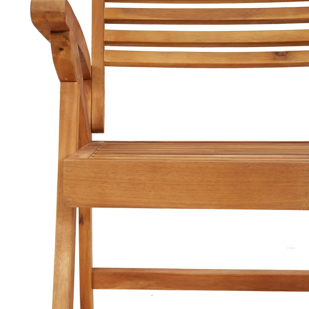 Set da Pranzo per Giardino 5 pz in Legno Massello di Acacia 3156855