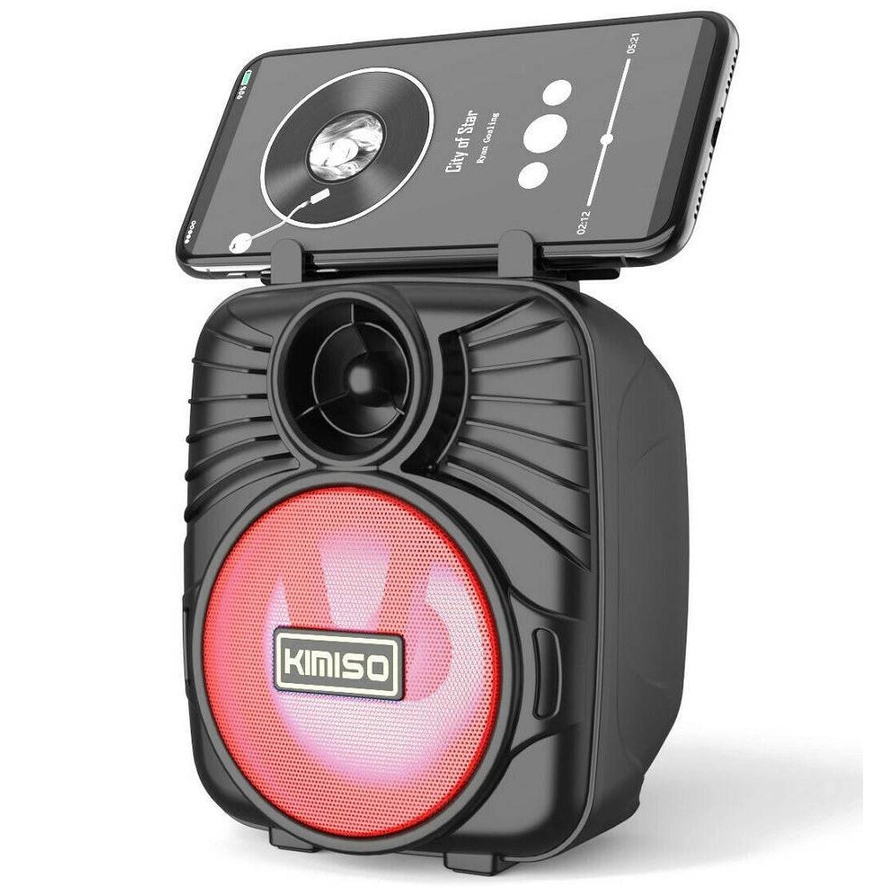 Trade Shop - Cassa Acustica Speaker Bluetooth Ricaricabile Portatile Fm Microsd Tf Usb Aux -