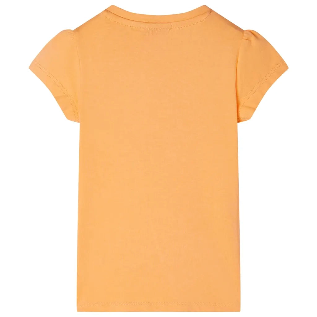 Maglietta per Bambini Arancione Brillante 128