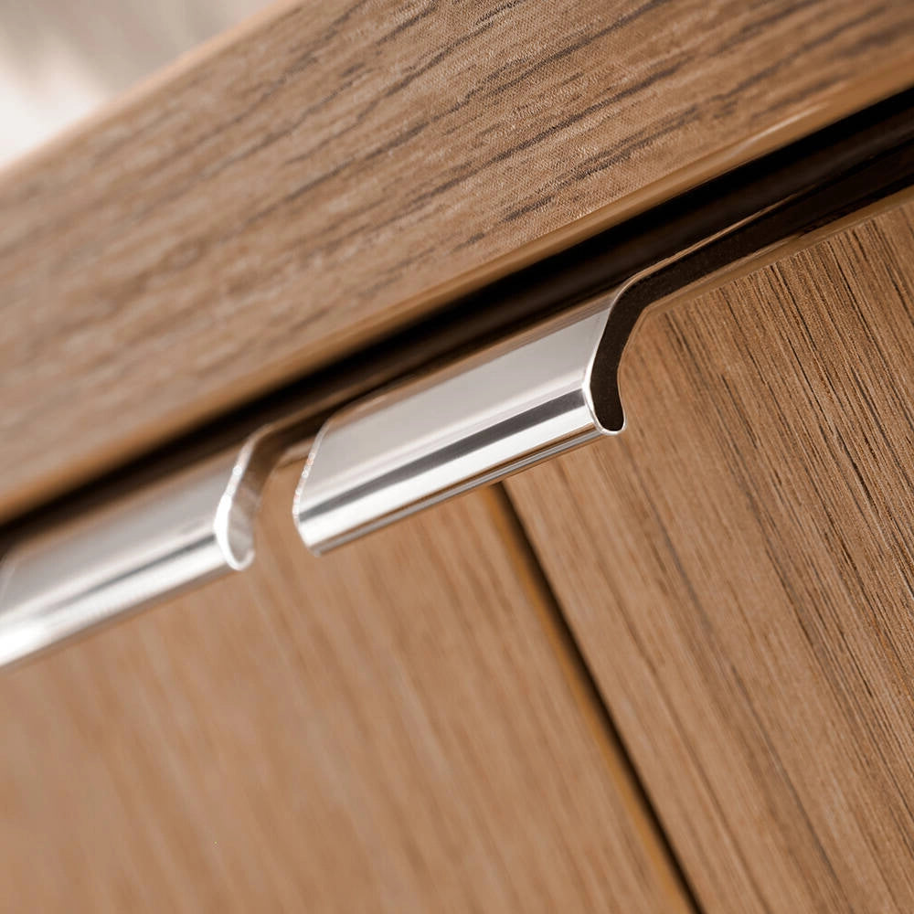 Set NEWPORT Armadio Pensile Sottolavabo con Piano di Lavoro 60x60x40 Effetto Rovere [en.casa]