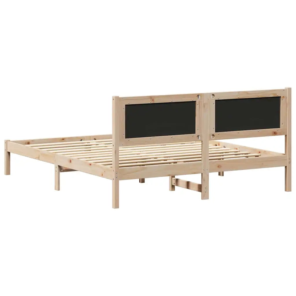 Letto con Testiera Rivestita Grigio scuro 160 x 200 cm 878245