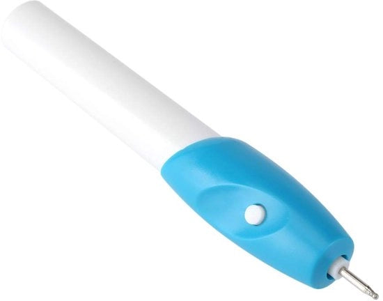 Graveerpen Mini Elettrico - Graveerpen per Metallo/Vetro/Polimero/Legno - Senza Fili - Manuale - Azionato da 2 Batterie AA - Strumento di Graveatura