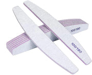 Vijli per unghie 100/180 doppie facce - Nagli per unghie da getto - Strumenti per manicure/pedicure - Lavabili e resistenti - Adatti per manicure/pedicure - Flessibili e resistenti - Codice prodotto: 123456 - Modello: DG-100180