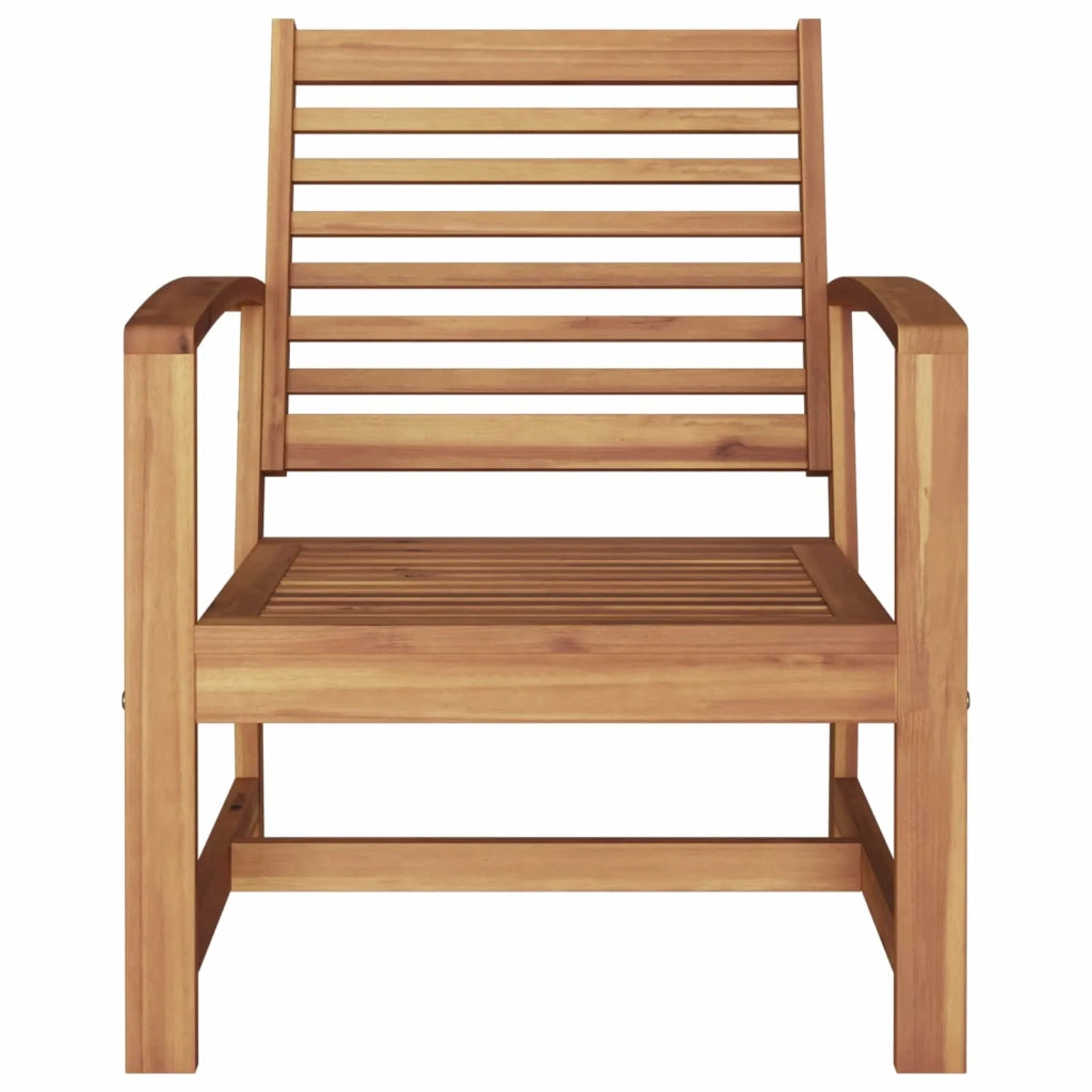 Sedia 2 Pezzo Marrone 65 x 60 x 76,5 cm Legno di teak solido 42006402