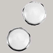 TAPPO OTTONE CROMATO CON CAPPUCCIO BIANCO  3/8     MADE IN ITALY