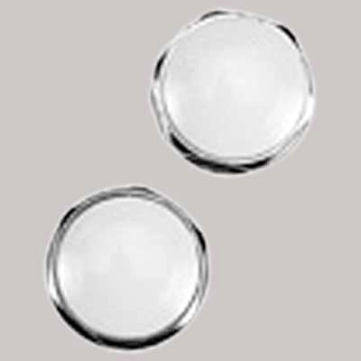 TAPPO OTTONE CROMATO CON CAPPUCCIO BIANCO  3/8     MADE IN ITALY