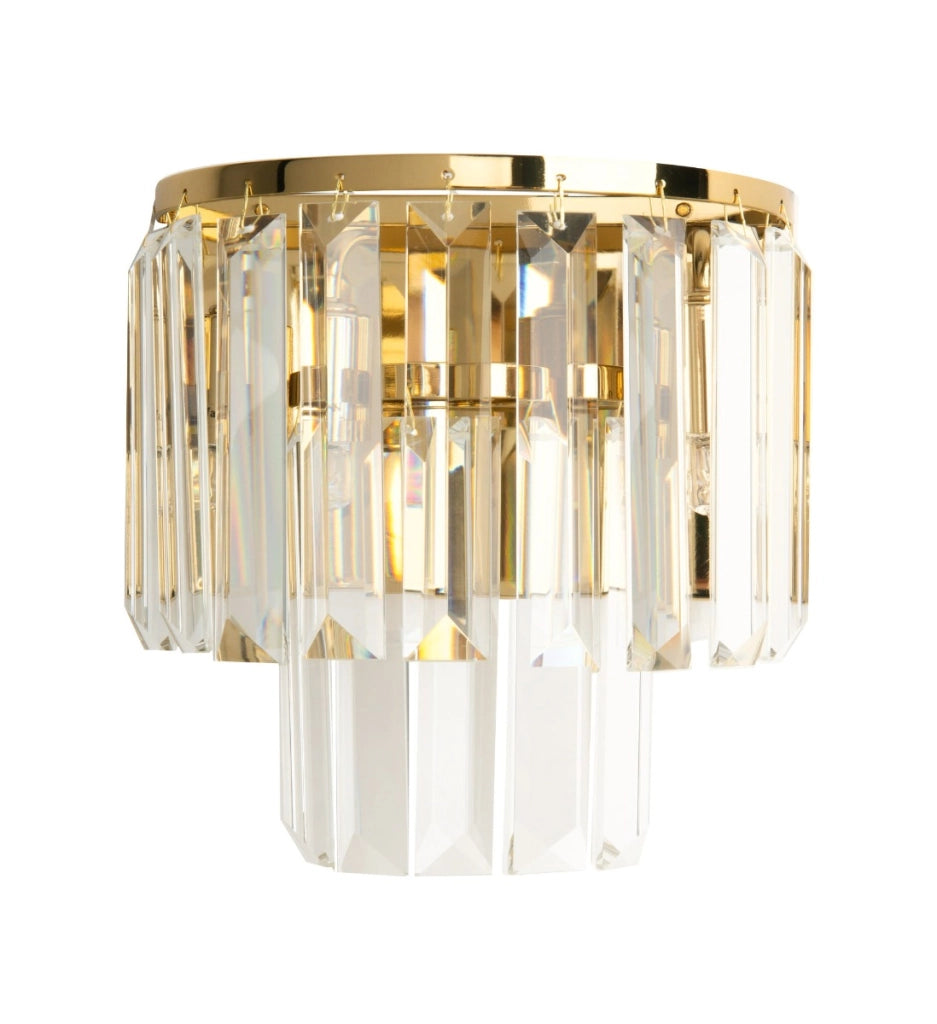 Applique oro con cristalli Monaco 2xG9 Maxlight W0288