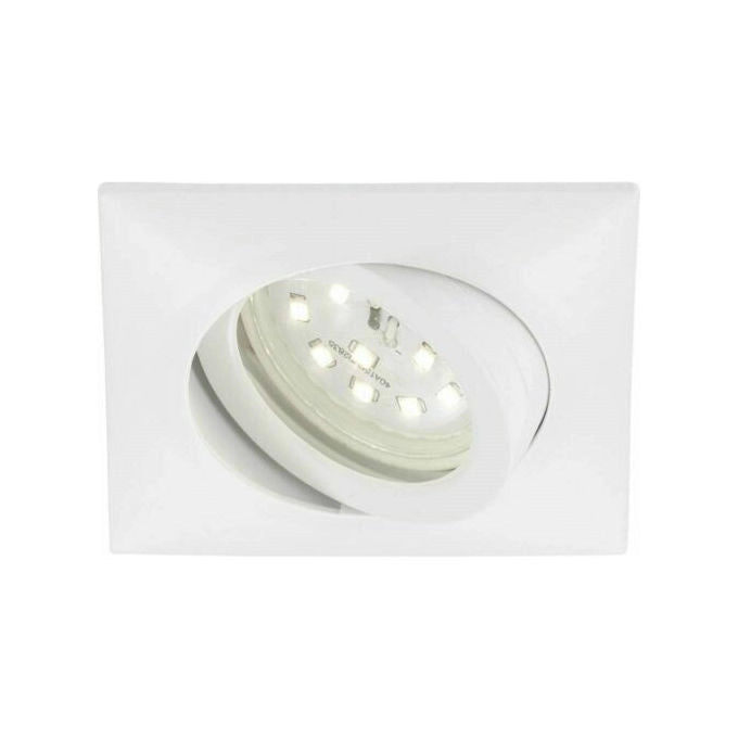 Briloner, Plafoniera LED, Frame Cromo Alluminio, 50W 6600 Lumen, Dimmerabile con Telecomando
