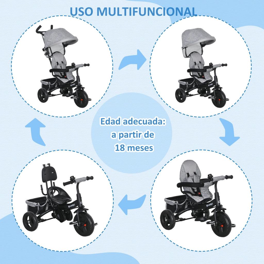 Triciclo per Bambini ¨C Minimal ¨C Grigio