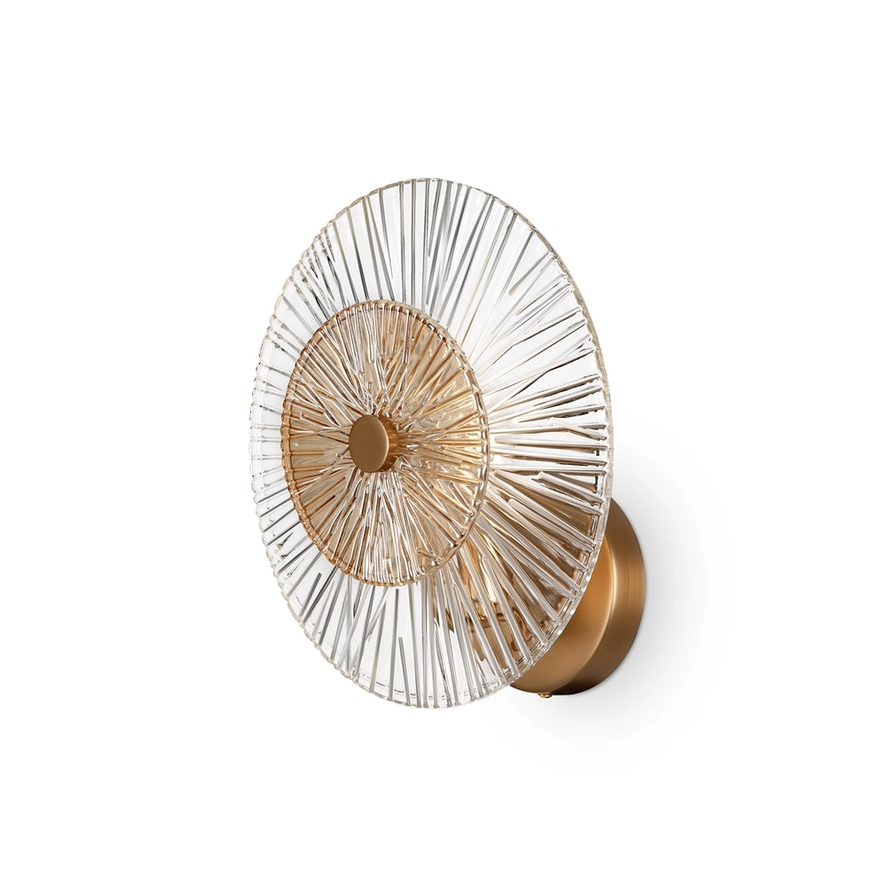 Applique oro con diffusore in vetro Maytoni MOD007WL-01G