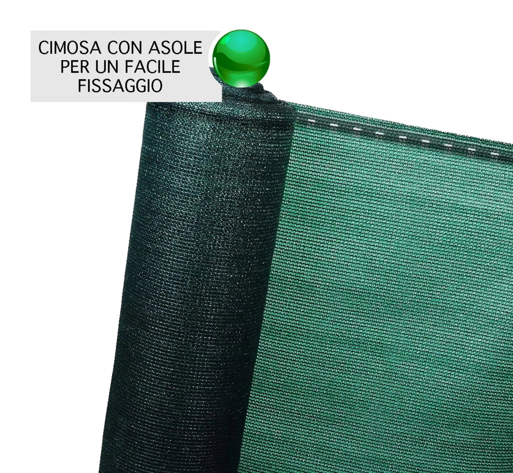 Rete Ombreggiante Metri Frangivista Telo Privacy Frangivento Verde Recinzione Frangisole Copertura Estero Ombra Terrazzi Giardini Verde - 1.5X20 MT