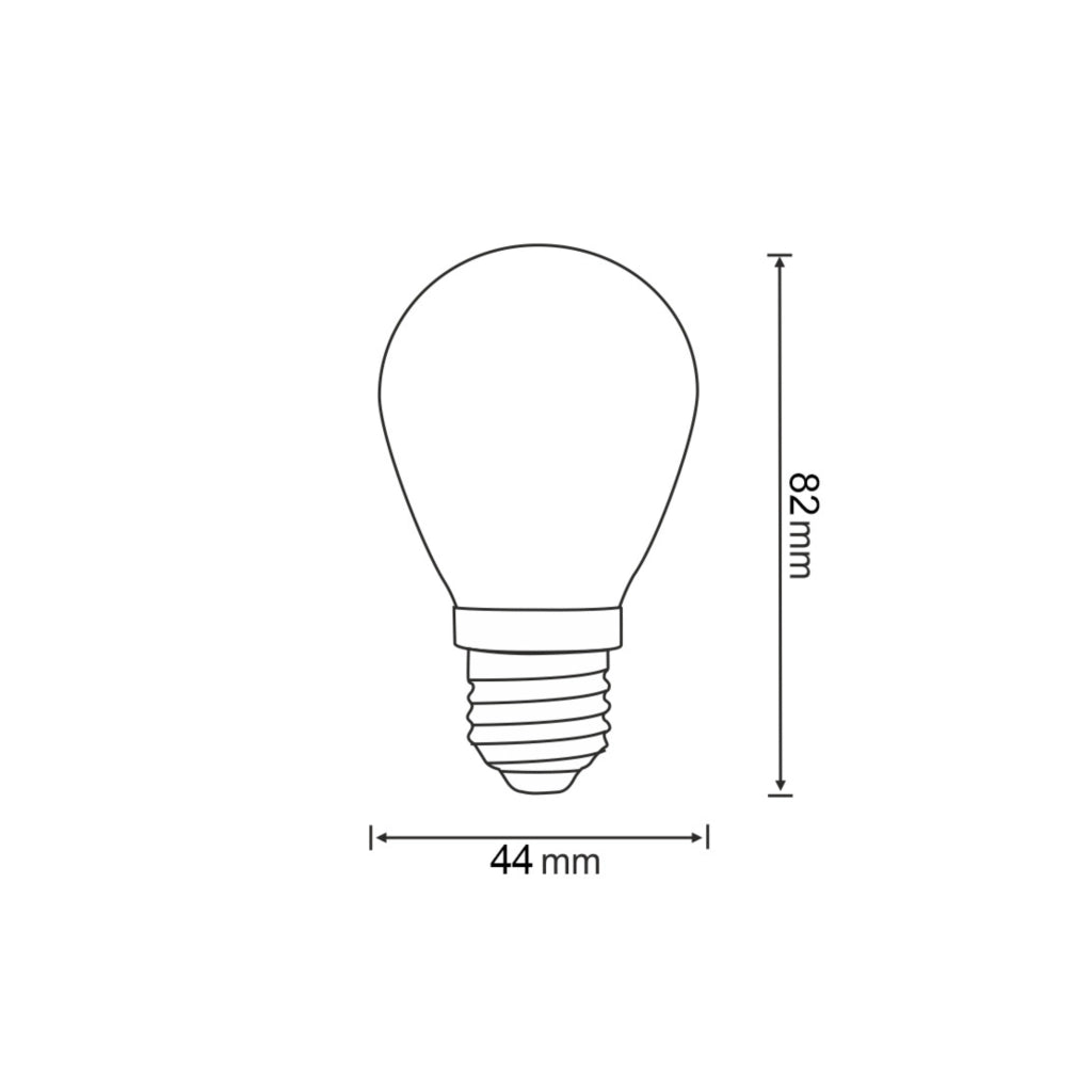 Polux PARTY 2 Lampadine LED COB Neon 36V E27 verdi