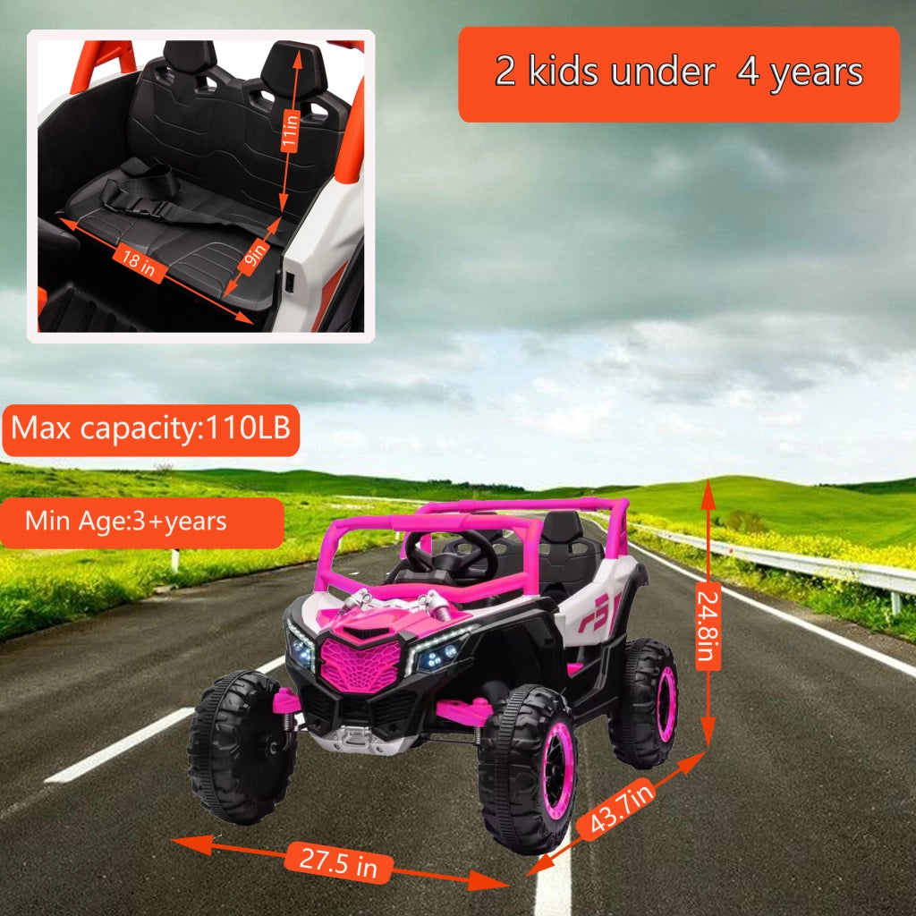 Auto Elettrica per Bambini 2 Posti ¨C Minimal ¨C Verde 12V Telecomando