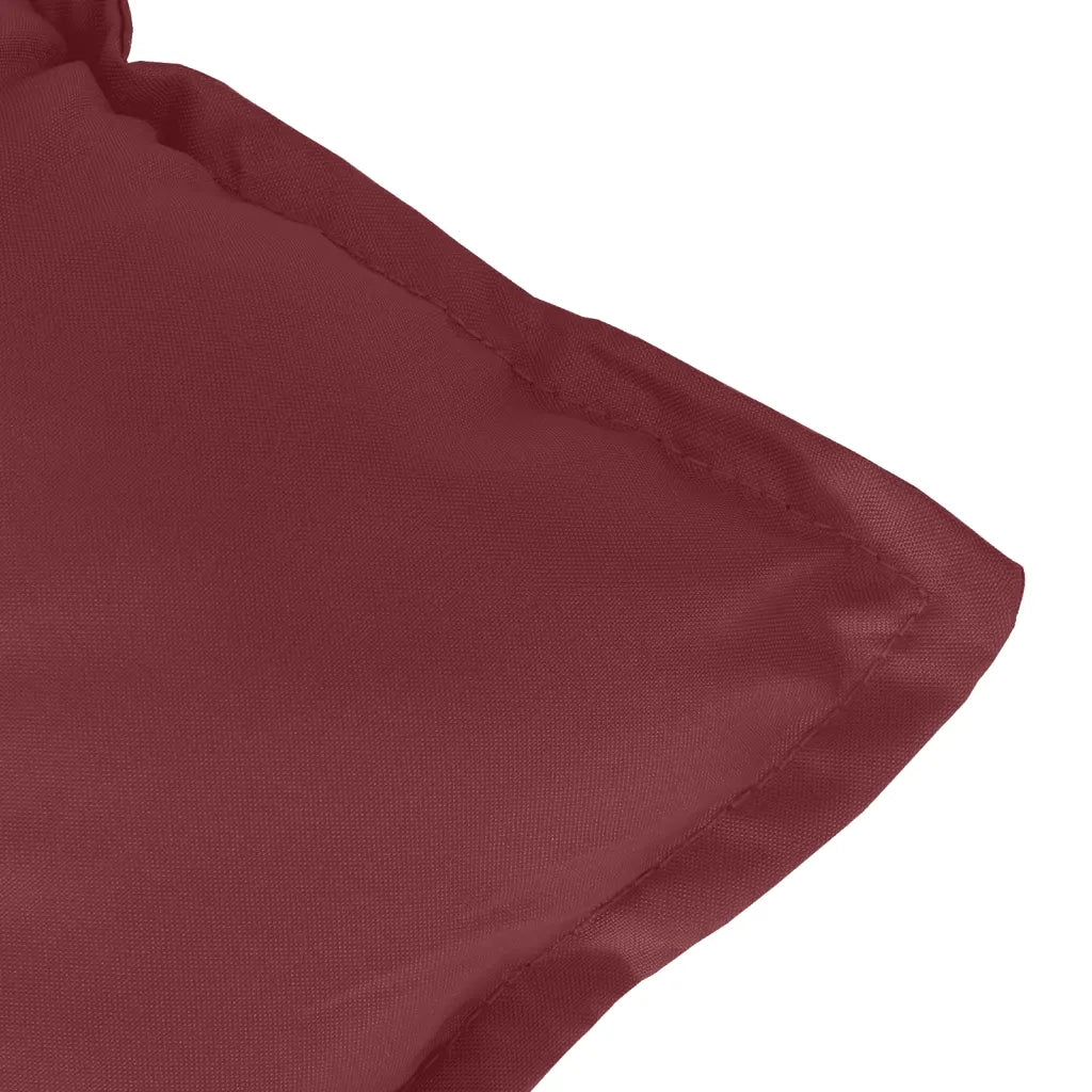 Cuscino Panca Giardino Rosso Vino Mélange 100x50x7 cm Tessuto 4002540