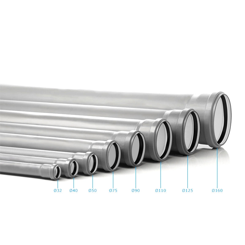 TUBO HTEM 1 BICCHIERE PP3  VALSIR- Diam. 32 lungh. 3000- VALSI- pezzi 1