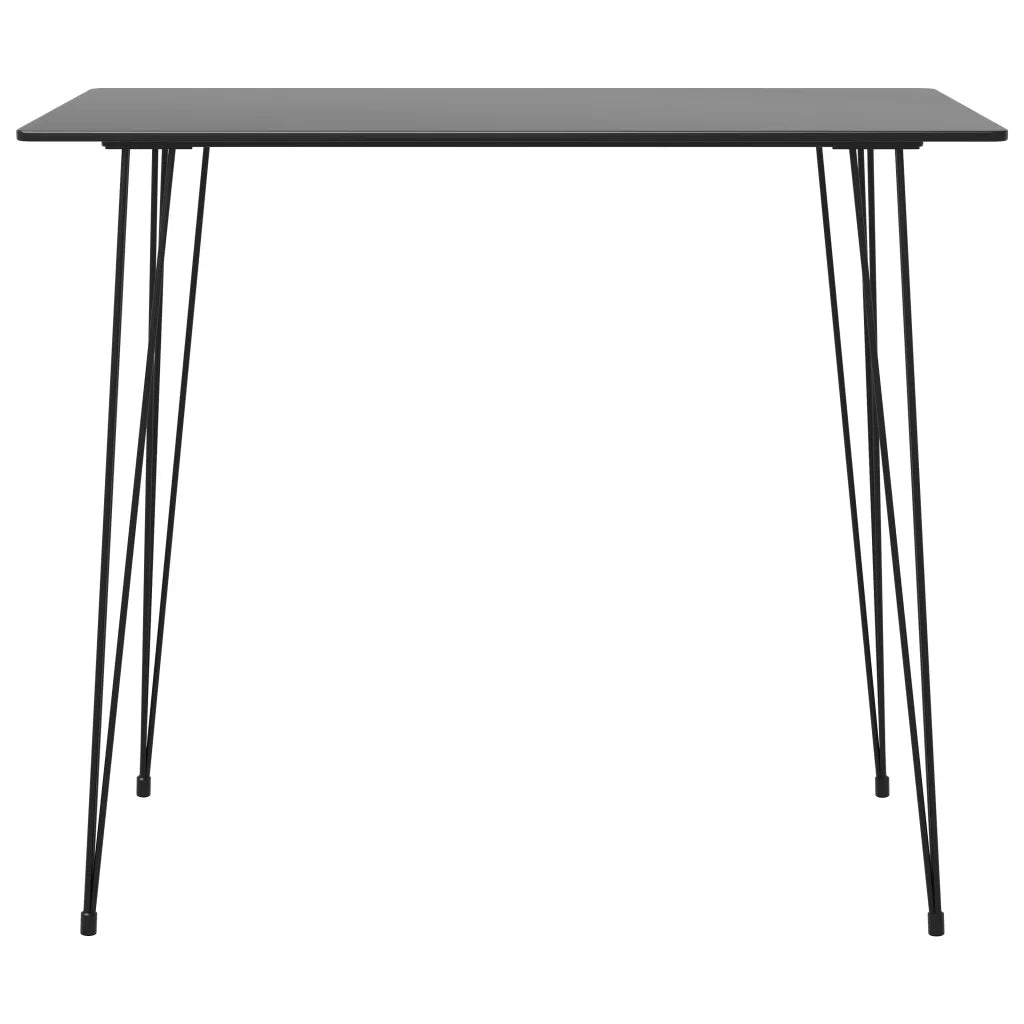 Set da Bar 7 pz Nero e Grigio 3057394