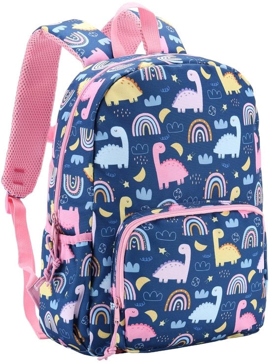 Borsa per bambini da 3 a 6 anni - Borsa scolastica per bambini - Tas da scuola per bambini - Dimensioni A4 - Adatto per mappe - Con cinturino di sostegno - Comodo e leggero - Borsa per bambini