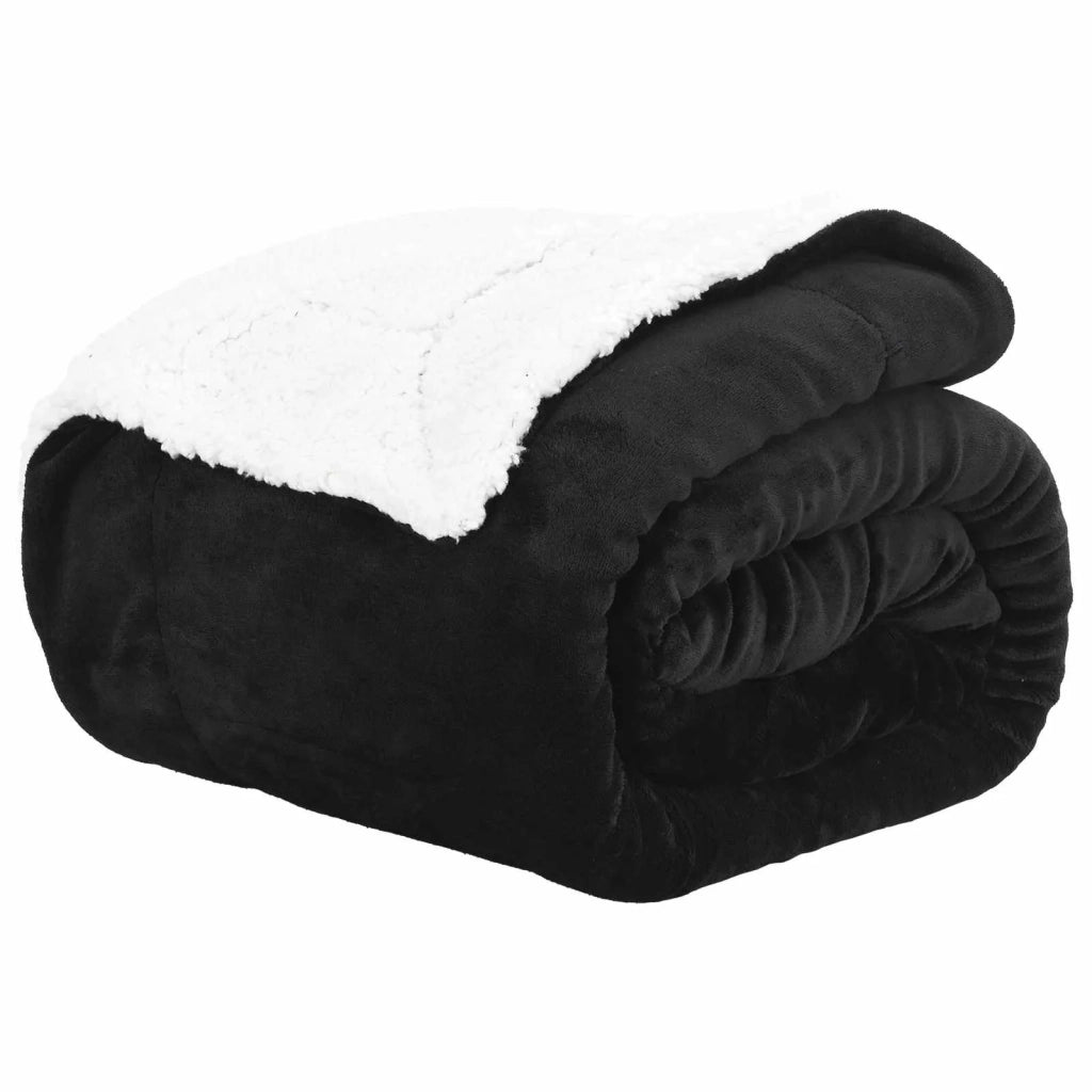 Coperta Nero 130 x 150 cm Panno 42016993