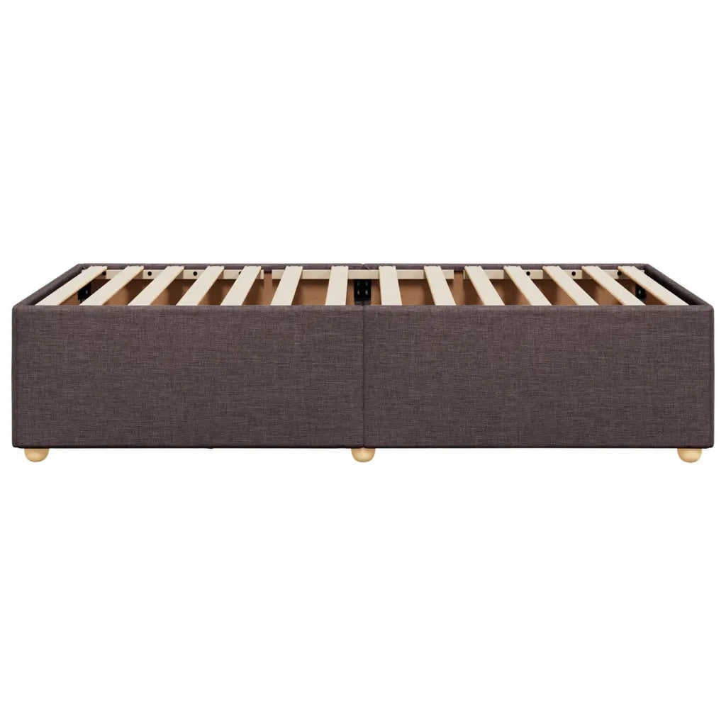 Giroletto senza Materasso Marrone Scuro 90x200 cm Tessuto 3284704