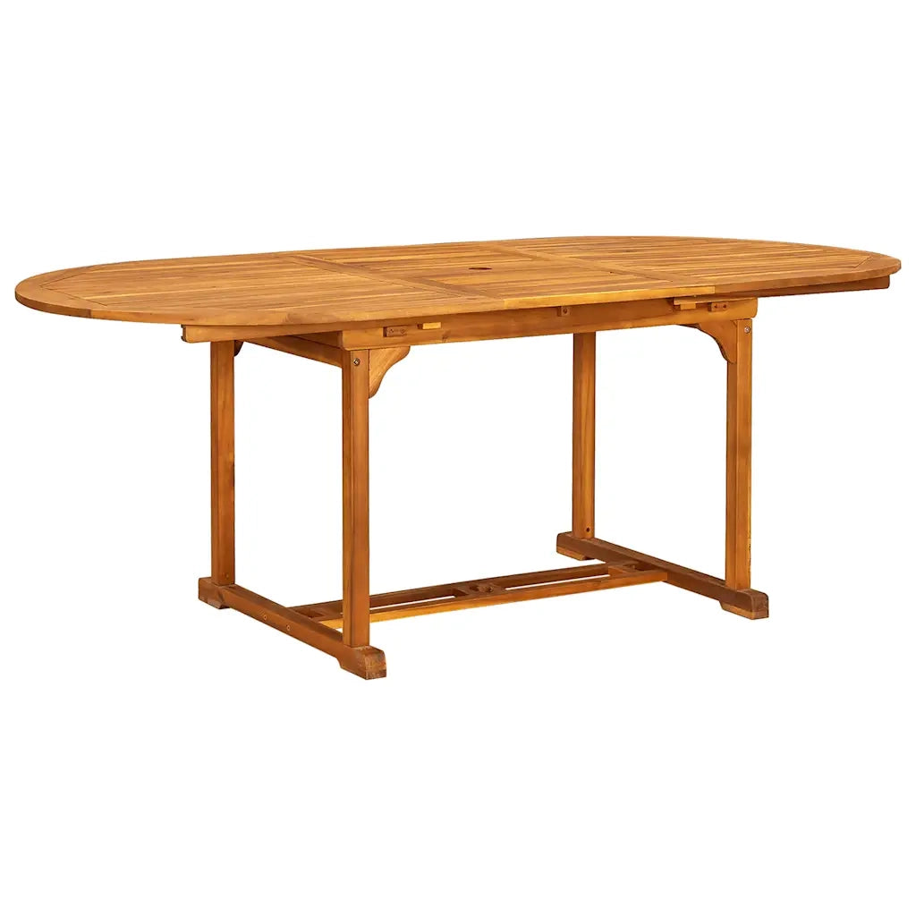 Set Pranzo da Giardino 5pz Legno Massello di Acacia e Textilene 3279314