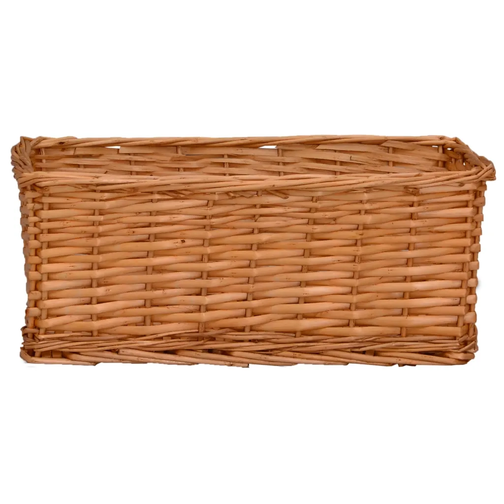 Set Cestini Impilabili 4 pz Marroni in Salice 286981