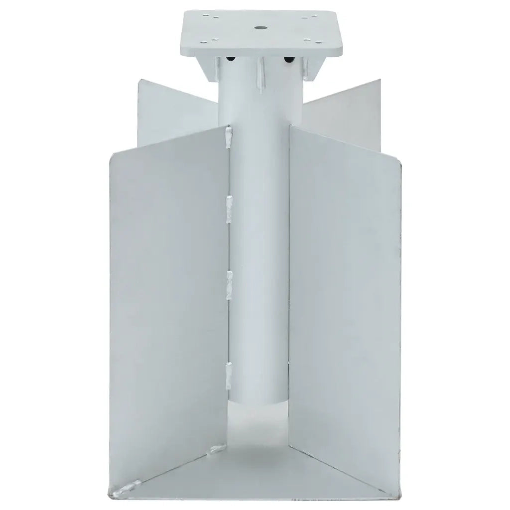 Base per Ombrellone Interrata Argento 27,5x27,5x45 cm Acciaio 4003368
