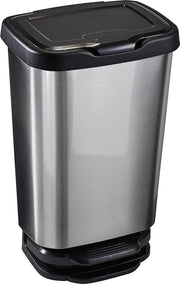 Pulitore a pedali per cucina - plastico - 40 l - facile da usare
