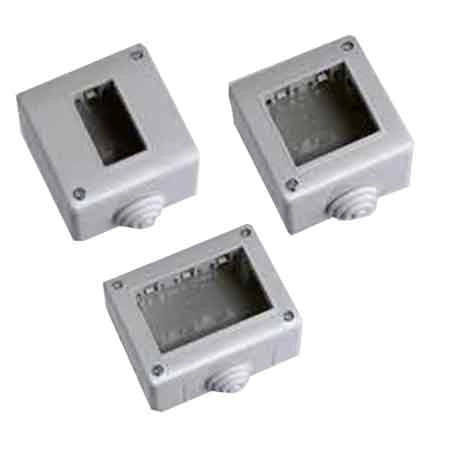 CONTENITORE DA PARETE PER APPARECCHI IP40 'SOLAR' 2 Posti - ELETTROIT