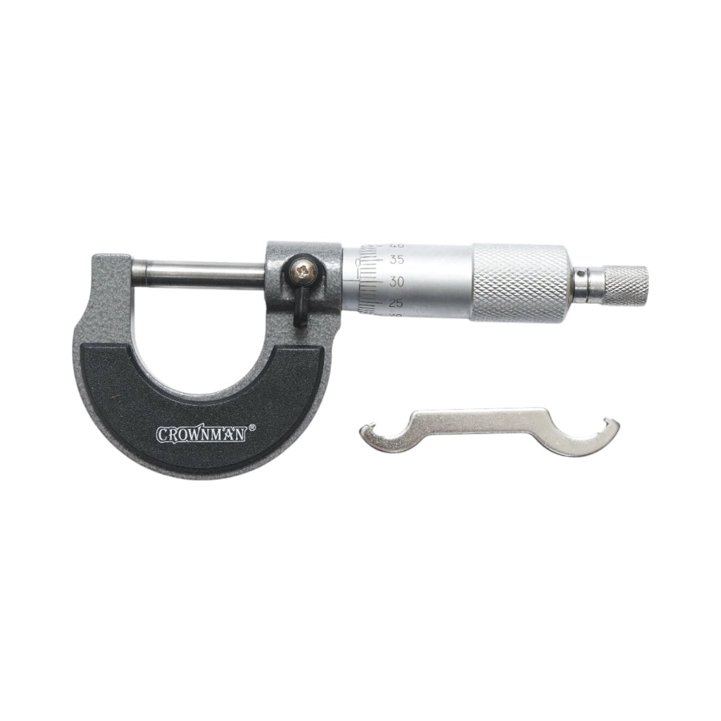Micrometro meccanico per esterni 0-25mm Crownman