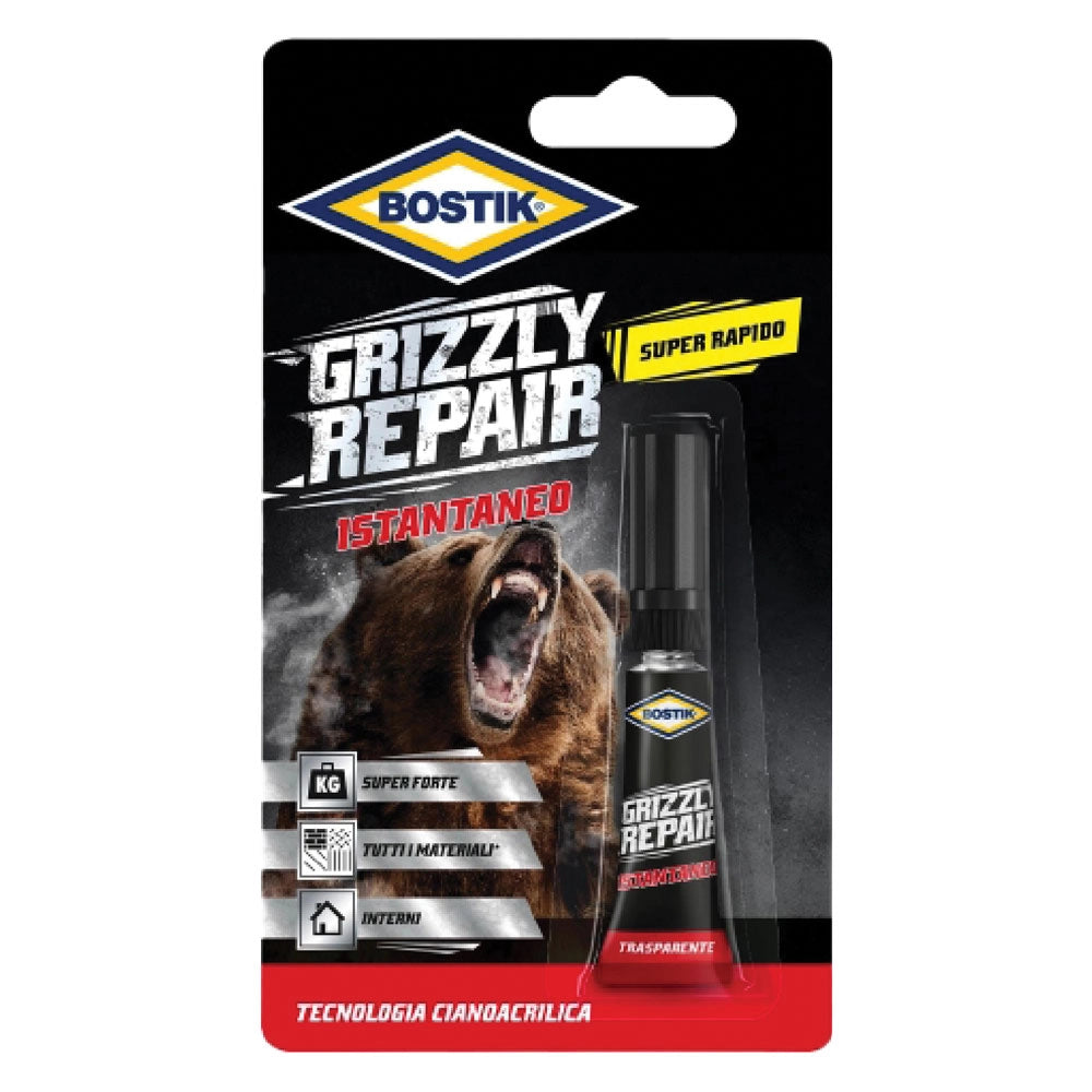 12blister adesivo istantaneo 'grizzly repair' gr. 3 cod:ferx.9120250nlm