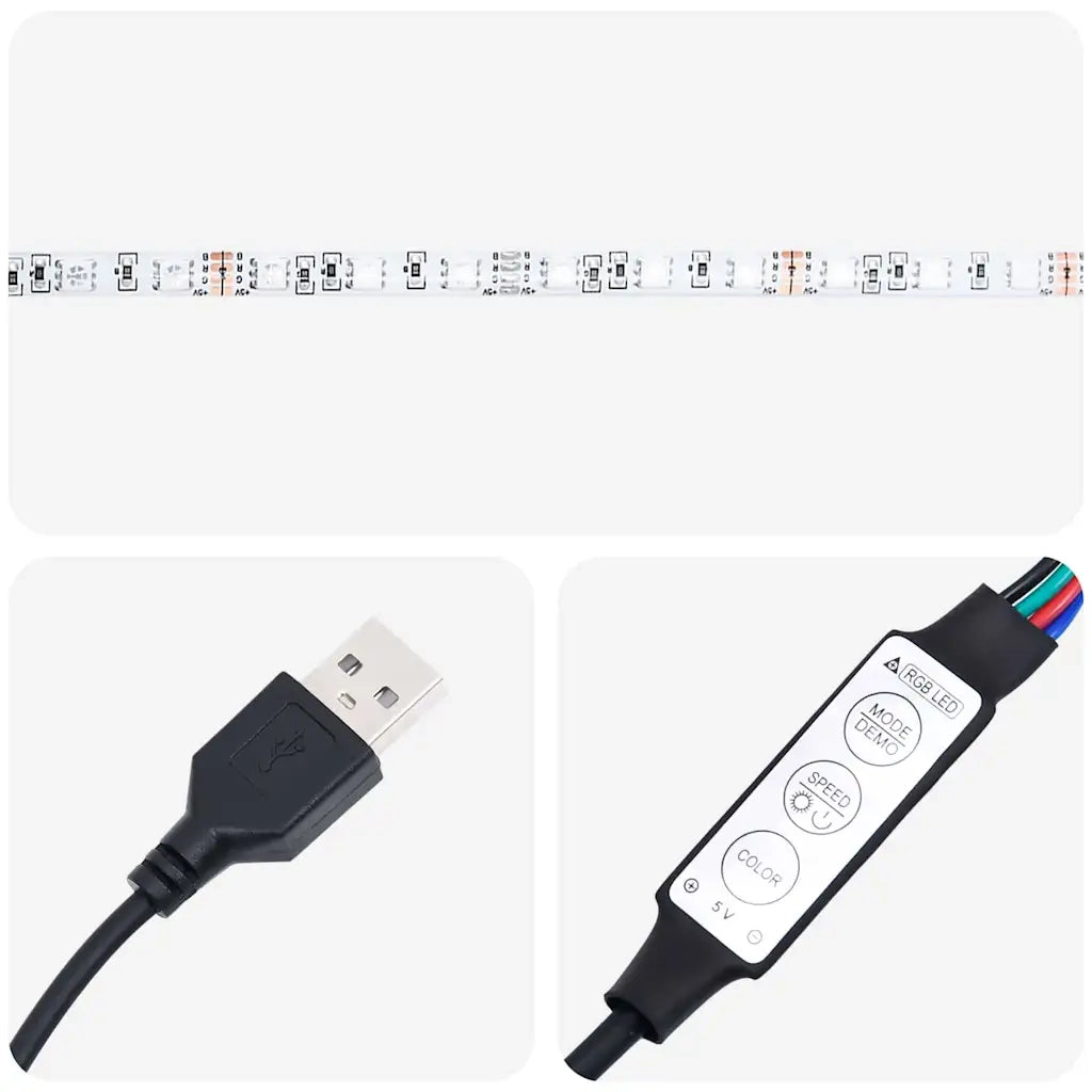 Specchio con luci a strisce a LED Grigio sonoma alto 80 x 37 cm 863304