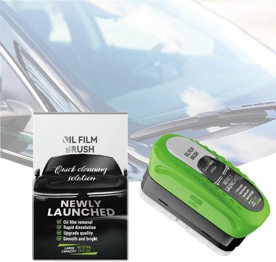 Ricarica per vetri auto - Pulizia rapida e efficace - Pulitore per vetri - Effetto anti-condensazione - Rimuove film di oleo - Design facile da usare - Visibilità cristallina