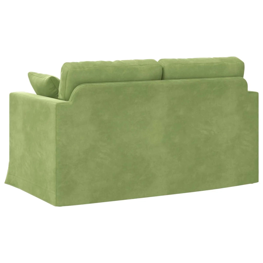 Divano Verde chiaro 138 x 78 x 80 cm Velluto