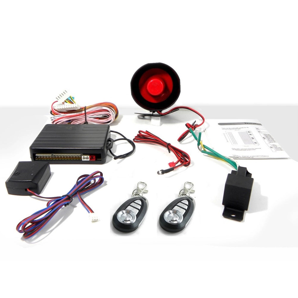 Trade Shop - Allarme Antifurto Auto Universale Furgone Camper Roulotte 2 Telecomandi -