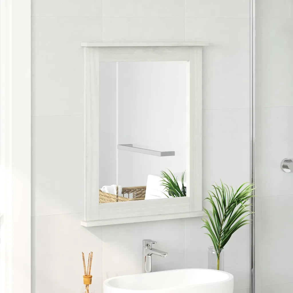 Specchio Rettangolare VIGO Bianco Antico 55,5 x 5 x 70 cm