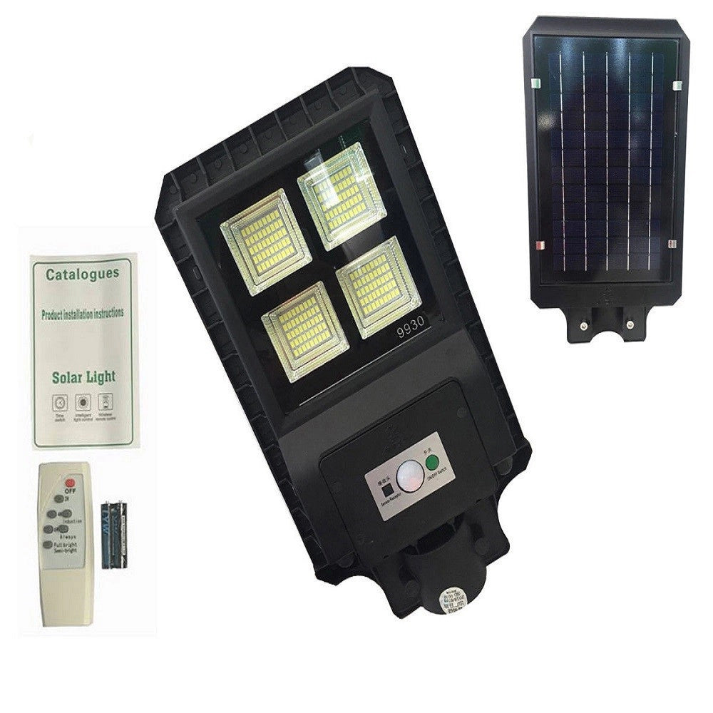Trade Shop - Lampione Stradale Led 30 W Pannello Solare Fotovoltaico 180 Led Con Telecomando -