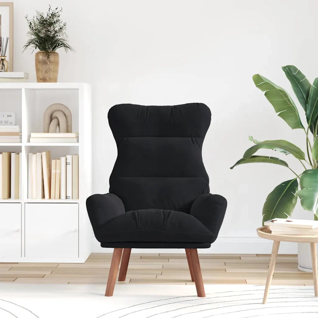 poltrona Nero 69 x 74 x 93 cm Velluto 42001840