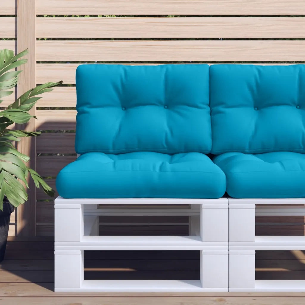 Cuscini per Pallet 2 pz Blu in Tessuto 360649