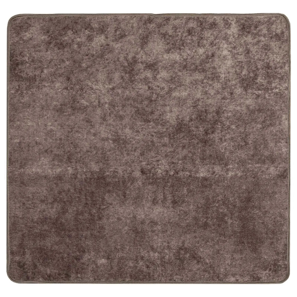Runner Tappeto MARSA Grigio 100 x 100 cm Poliestere e PVC 42023197
