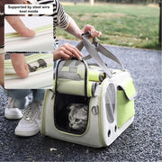 casella di trasporto per piccoli animali domestici, gatti, cani, conigli, 45L x 30L x 5H centimetri
