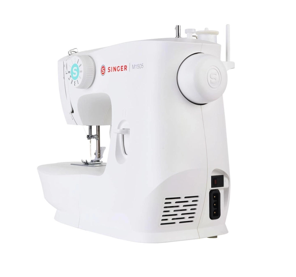 Singer M1505 Macchina da Cucire Elettrica 6 Punti Asola Automatica 4 Tempi Braccio Libero colore Bianco