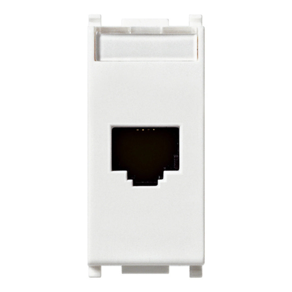 Vimar plana 14339.6 rj45 netsafe cat6 utp 110 bianco