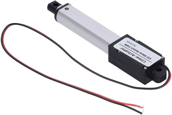 Attuatore Lineare 50 mm con Rilascio di Rifiuti - Silenzioso - Interruttore Interno - Tecnologia Metallurgica a Polvere - Tensione di Ingresso 12V - Duraturo